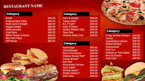 Restaurant Signage Templates Signagecreator Food Menu Design Restaurant Signage Fast Food Menu