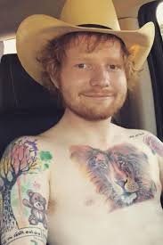 Explore ed sheeran's tattoos with this interactive tat map. Saoirse Ronan Misspelled Ed Sheeran S Galway Grill Tattoo Teen Vogue