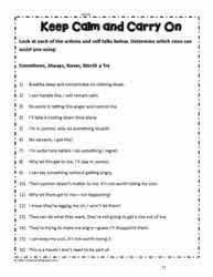 anger management also in google apps worksheets