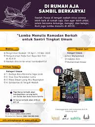 We did not find results for: Pemenang Lomba Menulis Ramadan Berkah 12 Guru Ama Jena Dan Keteladanannya Alif Id