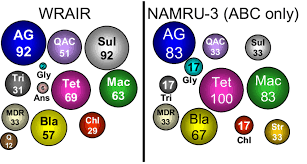 Bubble Chart Comparing Ardm Results From Abc Samples
