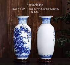 景德镇陶瓷器大号青花瓷花瓶插花新中式家居客厅饰品电视柜摆件 tmall com天猫 chinoiserie decor flowers