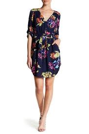Dr2 By Daniel Rainn 3 4 Length Sleeve Shirt Dress Petite Nordstrom Rack Dress Shirt Sleeves Petite Dresses Dresses
