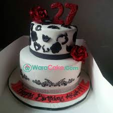 Birthday Cakes For Ladies In Nigeria Two Step 27th Birthday Cake For The Win Don T You Just Love It Fondant 27th Birthday Cake 27th Birthday Cake