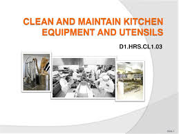 Detailed lesson plan in tle kitchen utensils and equipment. Ppt Clean And Maintain Kitchen Equipment And Utensils Powerpoint Presentation Id 1645088