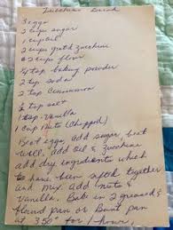 Homemade Zucchini Bread Vintage Recipe Zucchini Bread Recipes Zucchini Bread Vintage Recipes