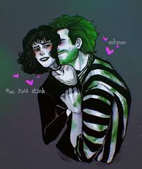 Beetlejuice and lydia by ashleighpopplewell on deviantart. Beetlejuice Beetlebabes Lydia Deetz Beetlejuice Fan Art Beetlejuice Cartoon Beetlejuice