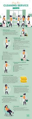 how to hire a house cleaning service in 7 easy steps infographics house cleaning services clean house maid cleaning service
