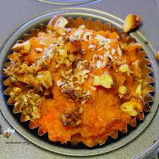 Bake uncovered, about 30 minutes, or until sweet potatoes are heated through, and topping is golden brown. Sweet Potato Casserole Cups Reduced Sugar Easyhealth Living