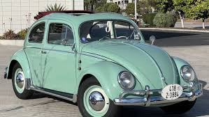 Image result for Pastel Green 1950 Beetle