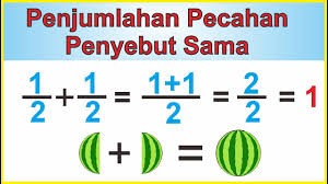 Soal matematika dengan materi penjumlahan dan pengurangan pecahan dibeuat dengan dilengkapi kunci jawaban dan pembahasan soal agar dapat soal matematika dengan materi penjumlahan dan pengurangan pecahan. Belajar Penjumlahan Pecahan Dengan Penyebut Sama Kelas 3 Sd Youtube