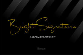 Enter some text in the box below, then click the preview button. Download Bright Signature Fonts Style 2019 Download Free Fonts From Font Bundles Premium Fonts With Signature Fonts Signature Logo Fonts Free Fonts Download