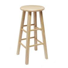 Mainstays Fully Assembled 24 Natural Wood Bar Stool Walmart Com Bar Stools Wood Bar Stools Wooden Bar Stools