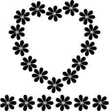 Black And White Floral Border Png Clip Art Borders April 2010 Clip Art Borders Black And White Flowers Flower Border Clipart