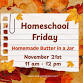 Homeschool Friday:  Homemade Butter in a Jar event in Millen, GA