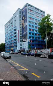 The brothel Pascha is deserted in Cologne, Germany, Thursday, Sept. 3,  2020. The Pascha one of Europes biggest brothels has filed for bankruptcy  after being unable to operate for months due to