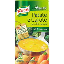 Preparo prima gli spaghetti di daikon, aiutandomi con lo spiromat, li metto poi in una terrina ed aggiungo olio e limone. Knorr I Passati Di Verdure Pronti Con Patate E Carote Cartone Ml 500