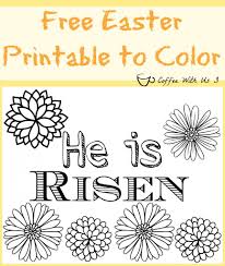 We offer these easter pictures to print, to make beautiful coloring ! Free Easter Printables To Color Coffee With Us 3