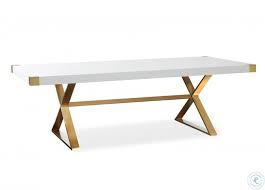 Check spelling or type a new query. Adeline White And Gold Dining Table From Tov Coleman Furniture