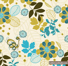 Seamless floral pattern vector free download. Peacock Vanity Free Seamless Floral Pattern Vector Free Download