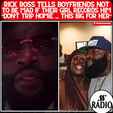 Rick Ross tells boyfriends not be mad if their girl records him 😣 Thoughts  🤔⬇️ #rickross #fanlove #explorer