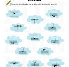 In the measure (bar) where it appears, an accidental sign raises or lowers the. 12 Accidentals Ideas Music Worksheets Learn Music Music Theory
