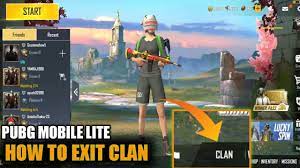 How To Leave Clan In Pubg Mobile Lite Exit Clan In Pubg Lite Pubg Lite Mein Clan Kese Remove Kre Youtube