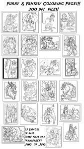 The spruce / wenjia tang take a break and have some fun with this collection of free, printable co. Furry And Fantasy Coloring Book Pages By Lady Cybercat On Deviantart