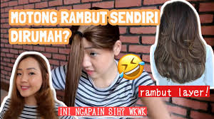 Maybe you would like to learn more about one of these? Aku Motong Rambut Layer Sendiri Dirumah Pas Quarantine Day Wkwkwk Kocak Nonton Dah Irene Verent Youtube