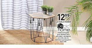 offre la table basse declic home chez stokomani