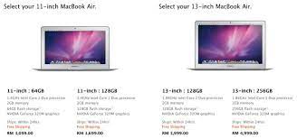 Macbook çeşitlerinde en uygun fiyatlar burada! Official Price For Macbook Air Macbook Pro For Malaysia Is Out