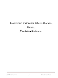 Check spelling or type a new query. Government Engineering College Chandkheda Gec Engineering College Bharuch Gujarat Mandatory Disclosure 2 Name Of The Institution Government Engineering College Principal Director