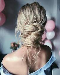 Blown Away With These 57 Beautiful Messy Wedding Hair Textured Updo Half Up Half Down Bridal Penteados Noiva Cabelo Curto Penteado Casamento Cabelo Casamento
