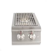 Side burners for grills and outdoor kitchens. Blaze Built In Premium Lte Double Side Burner With Lights Blaze Grills