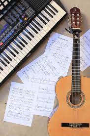 Learn How To Play Guitar Or Keyboard Piano Dvd Booklet Set Music Aesthetic Playing Guitar Music Wallpaper