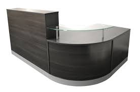 Büromaterial, schreibwaren, lehrmittel und mehr. L Shaped Office Reception Counter Corner Desk Anthracite Modern New