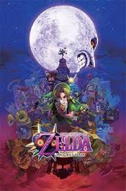 The Legend Of Zelda Majora S Mask Affiche Jeux Dessin Poster Jeux Video Zelda Jeux