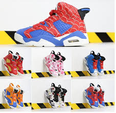 Discount Kids 6 Baby Basketball Adj Shoes Athletic Girls Spiderman Sneakers Child Sports Children Teenage Retroes Chaussures Girls Sports Shoes Girl