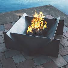 Stahl Large Firepit Petagadget Fire Pit Lighting Modern Fire Pit Fire Pit Designs