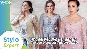 Top inspirasi 44 gaun pengantin modern…. Model Baju Kebaya Pengantin Terbaru Yang Jadi Tren Fashion 2020 Desainer Kebaya Indonesia Stylo Id Youtube