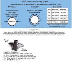 Abletripod Walking Cane Base