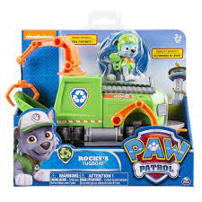 Nickelodeon S Paw Patrol Rocky S Tugboat Vehicle And Pup Figure Set Paw Patrol Nickelodeon Tug Boats Paw Patrol Toys