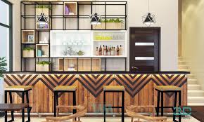 Bar Cafe By Nguyễn Văn Tam 3d Mili Download 3d Model Free 3d Models 3d Model Download Bar Scene Home Decor Architectural Elements