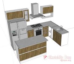 1316 kitchen sketchup model free download
