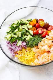 If you haven't tried orzo yet, you should definitely try this recipe! Lemon Dill Shrimp Orzo Salad Gluten Free One Lovely Life