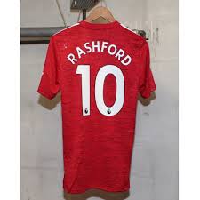 Breathable fabric helps you stay dry and cool Manchester United Home Jersey 2020 21 Rashford 10 Premier League Sleeve Badge
