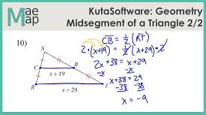 Go to bigideasmath.com for an interactive tool to investigate this exploration. Kutasoftware Geometry Midsegment Of A Triangle Part 2 Youtube