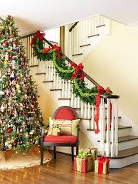 Interior Design Ideas Christmas Decorating Ideas Home Bunch An Interior Design Luxury Christmas Stairs Decorations Christmas Staircase Christmas Stairs