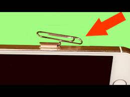 How To Remove Sim Card From Iphone Without Pin Paper Clip Hack Youtube