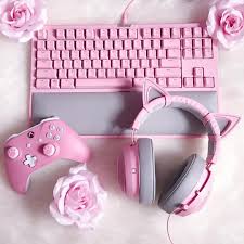 Pin By Peachie On Riik Pink Games Gaming Room Setup Game Room Design